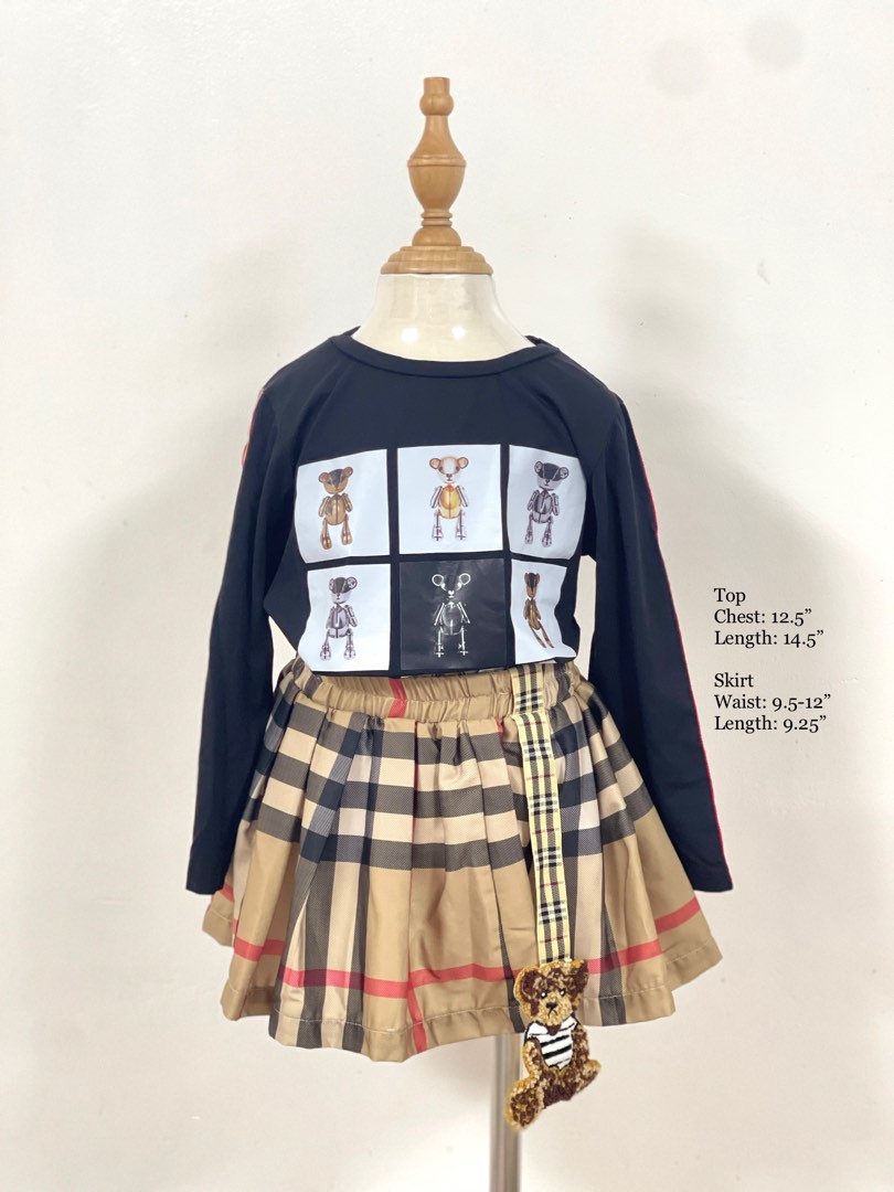 Lassie Laddie Burberry Inspired Coordinates 2Y
