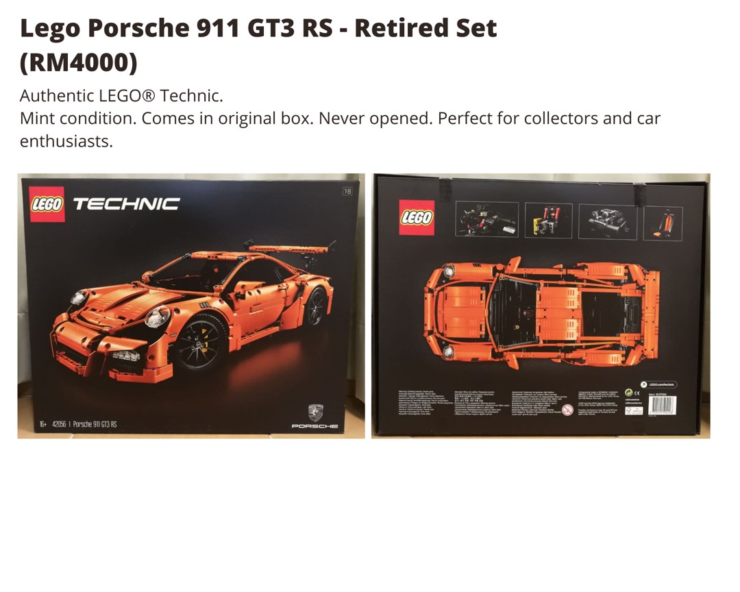 Lego porsche 911 gt3 rs precio sales