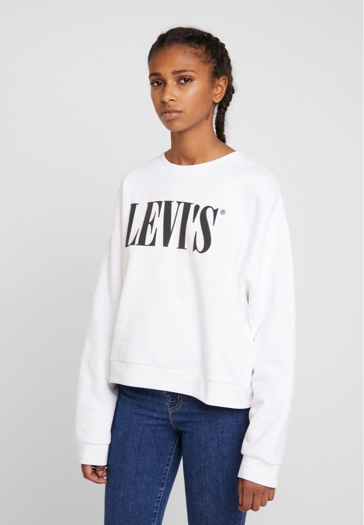 White levi's sweatshirt cheap womens