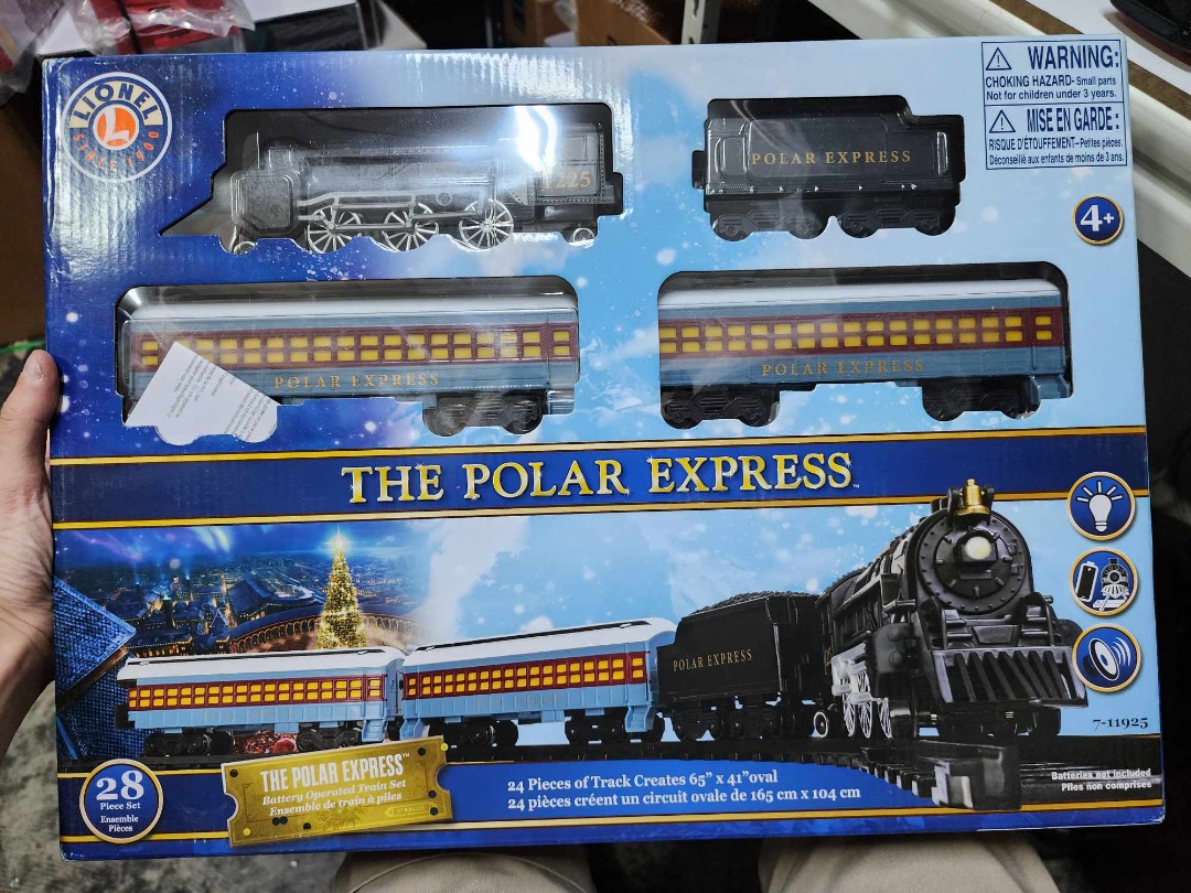 Extra track for lionel polar best sale express train