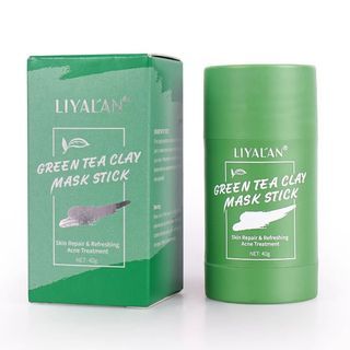 Liyal'an Green Tea Mask Stick - Natural Acne Skin Care Treatment - Poreless Deep Cleanse 40g