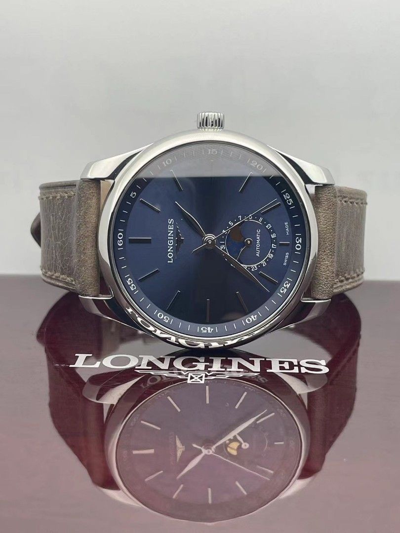 Longines Master Collection Moonphase Automatic Blue Dial Men s Watch 40mm