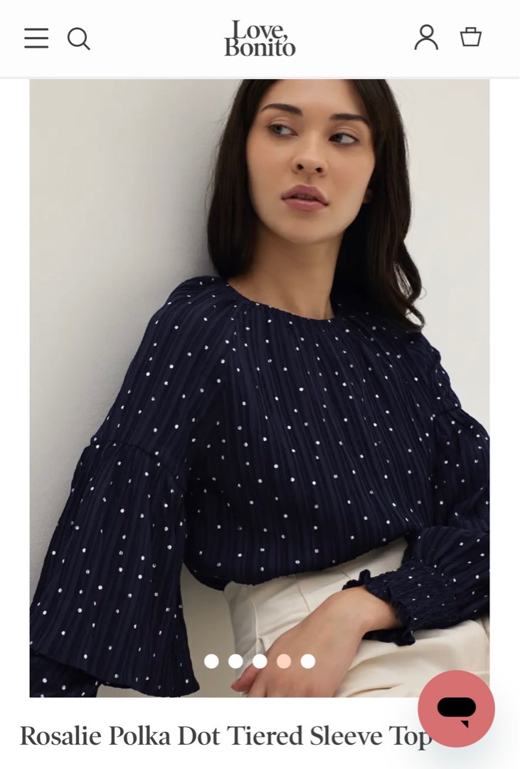 [NEW] Love Bonito Top, Women's Fashion, Tops, Blouses on Carousell