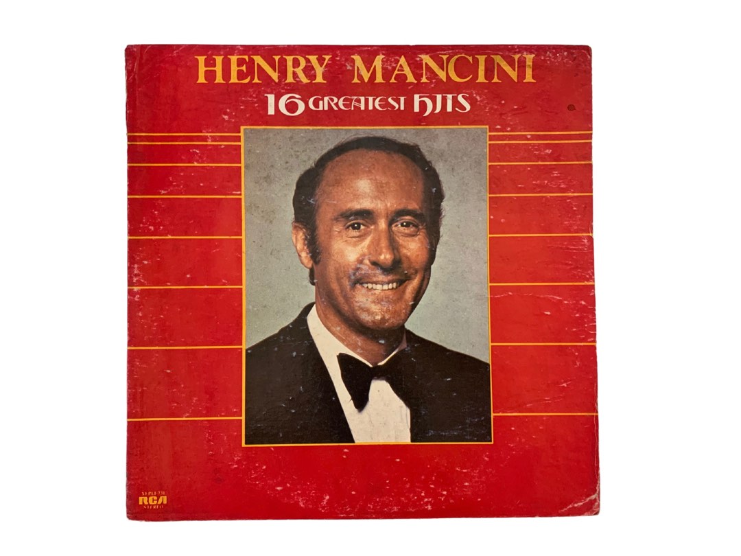 [lp] 16 Greatest Hits Henry Mancini Plaka Vinyl Record Hobbies