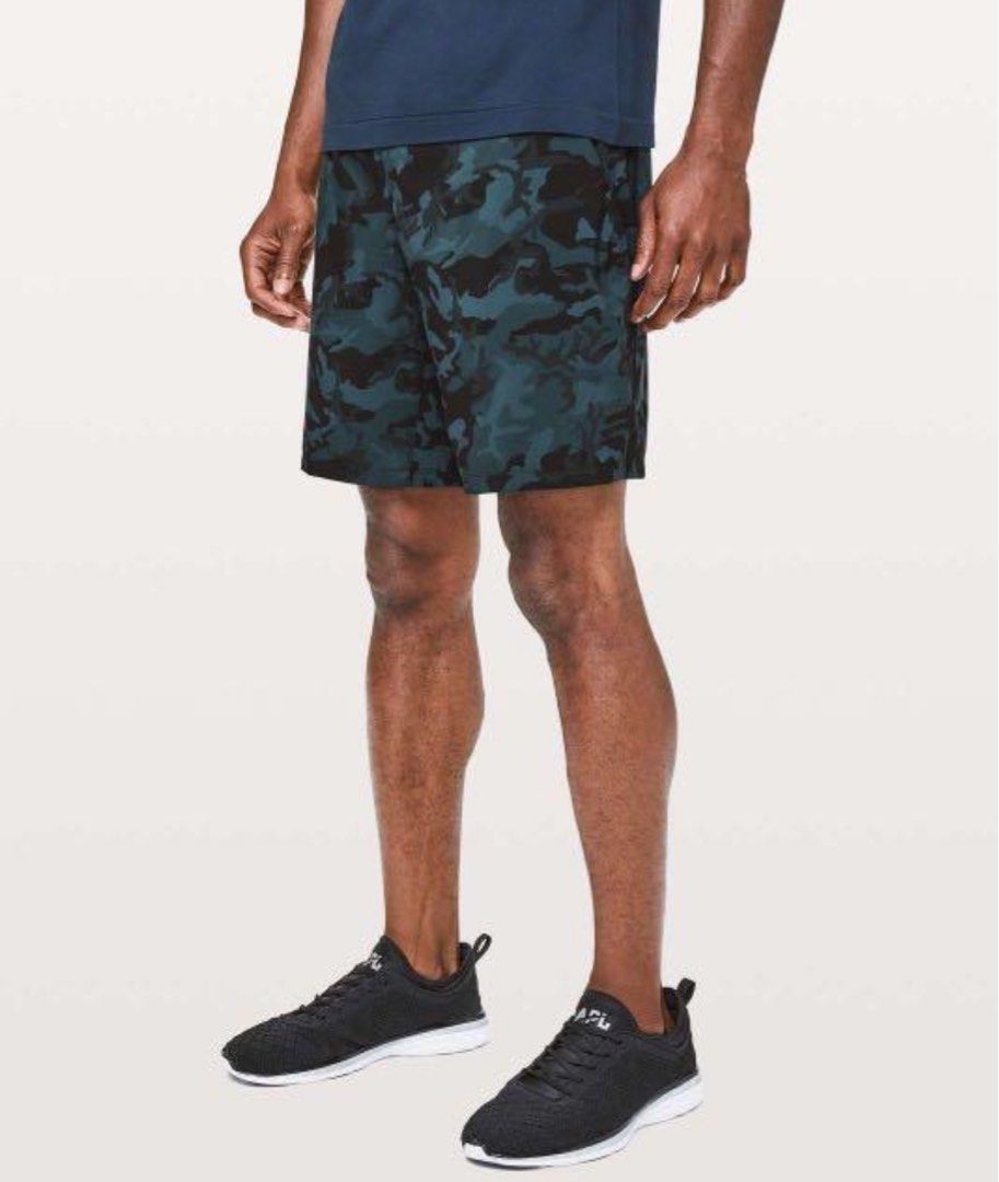 Mens camo top lululemon shorts