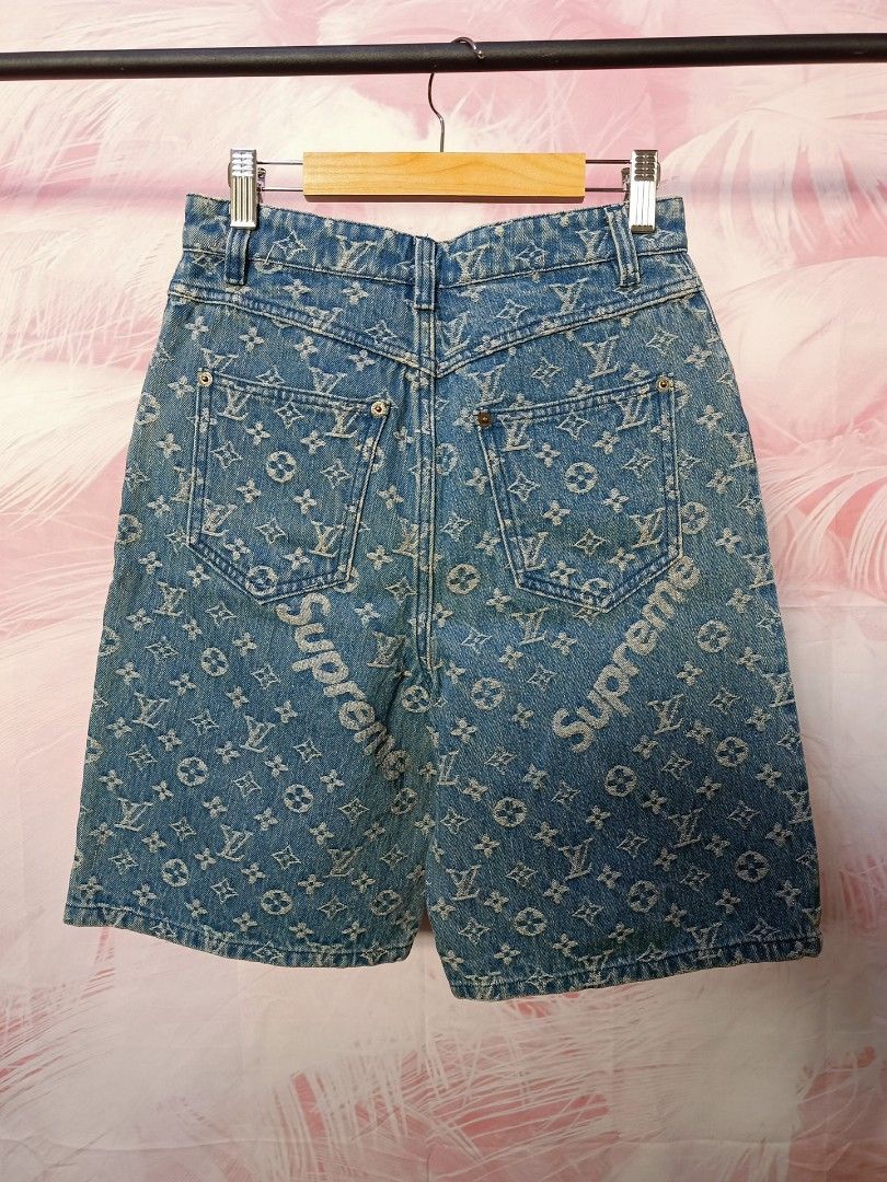 Supreme x louis vuitton shorts sales