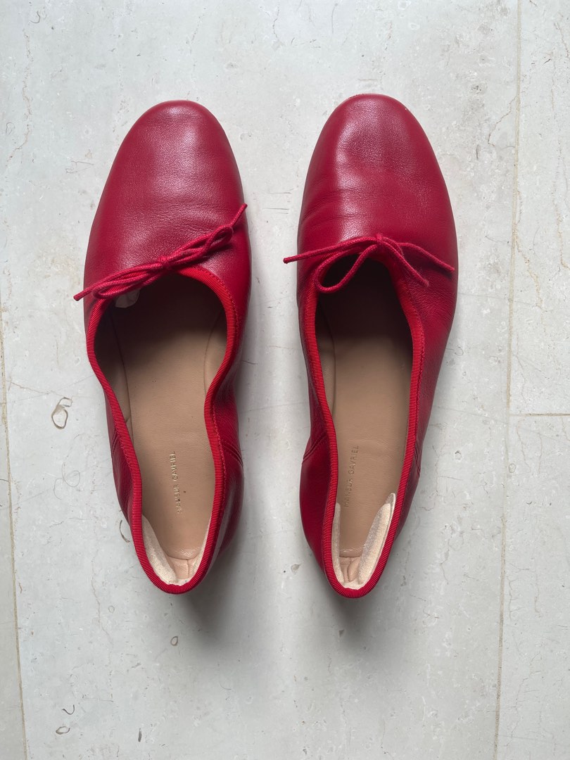 Mansur gavriel 2025 monogram ballet flats
