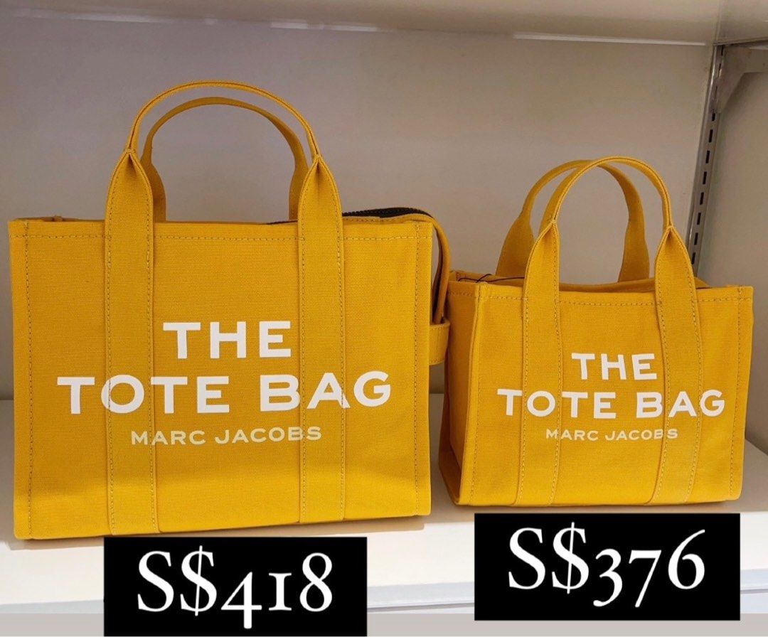 Marc jacobs best sale canvas tote bag