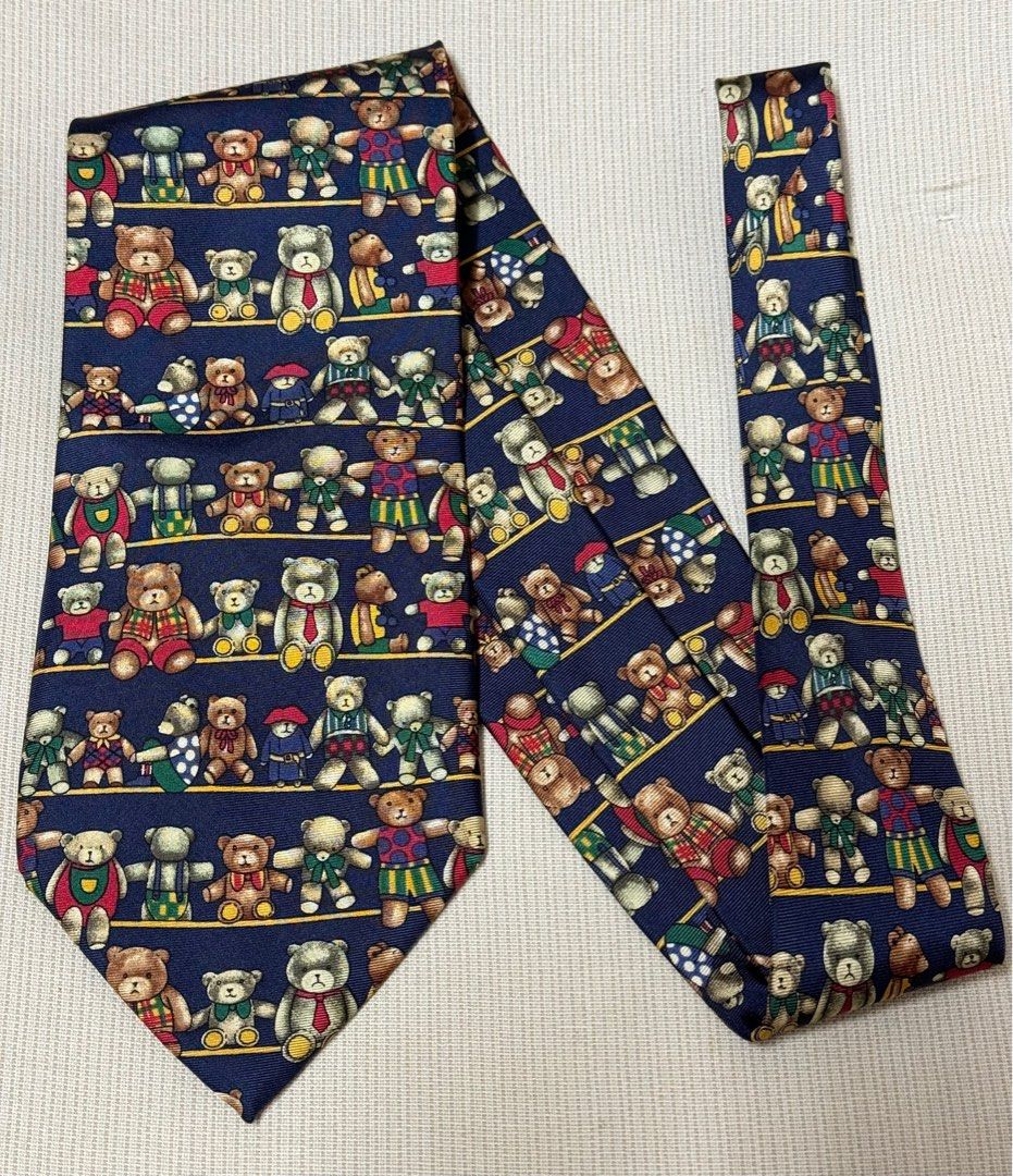 Mark & Spencer Teddy Bear Tie, Men's Fashion, Watches & Accessories