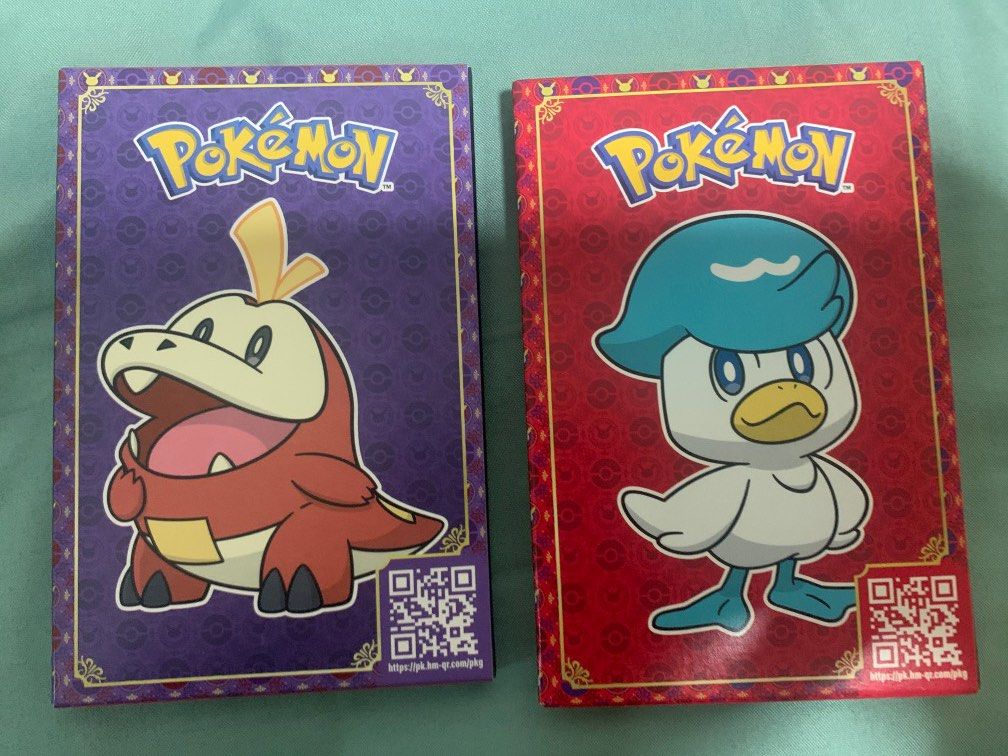 McDonald Pokemon Card (Quaxly A | Fuecoco B), Hobbies & Toys, Toys & Games  on Carousell