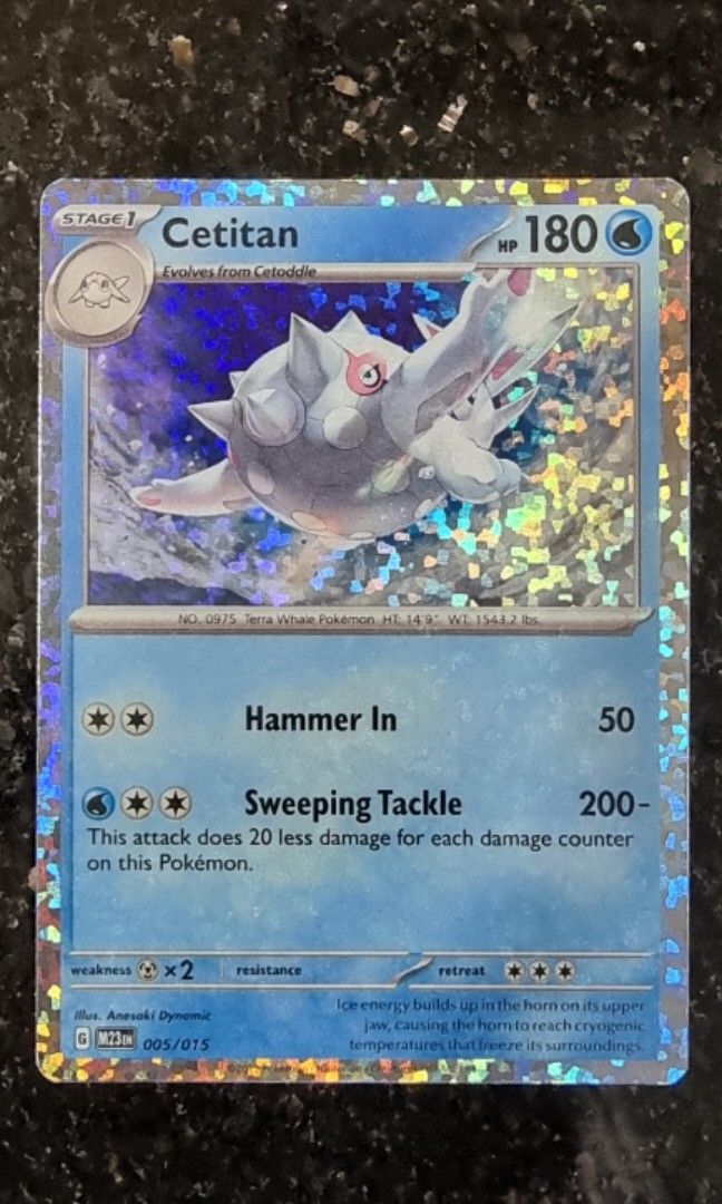 Mcdonald's pokemon TCG Cetitan Quaxly Sprigatito holo, Hobbies & Toys, Toys  & Games on Carousell