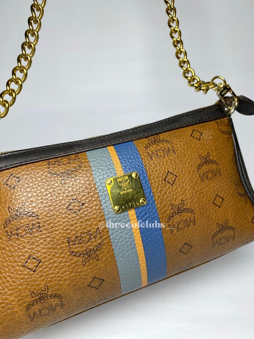 Chocolate sales mcm bag
