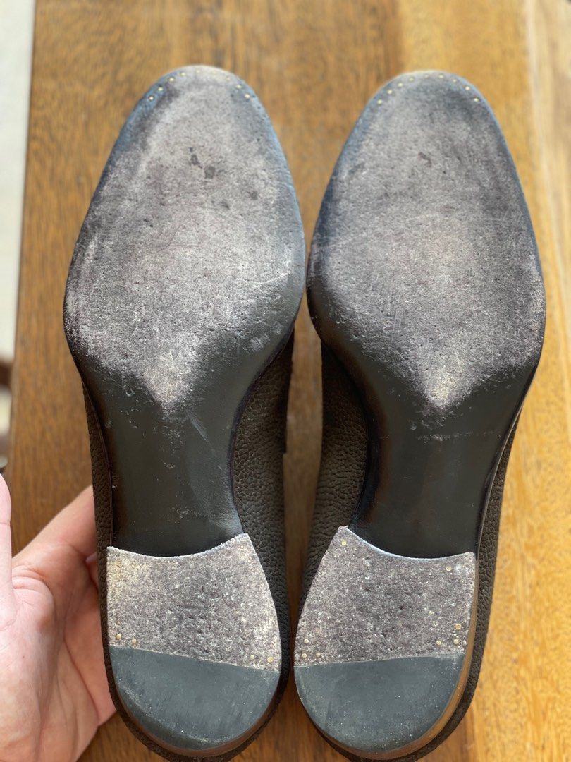 Meccariello pebble Suede loafers UK9 Men s Fashion Footwear