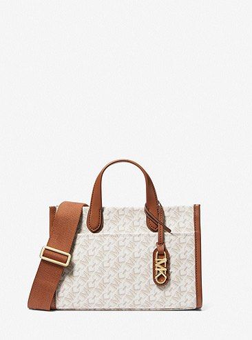 Michael kors voyager sales signature floral medium tote