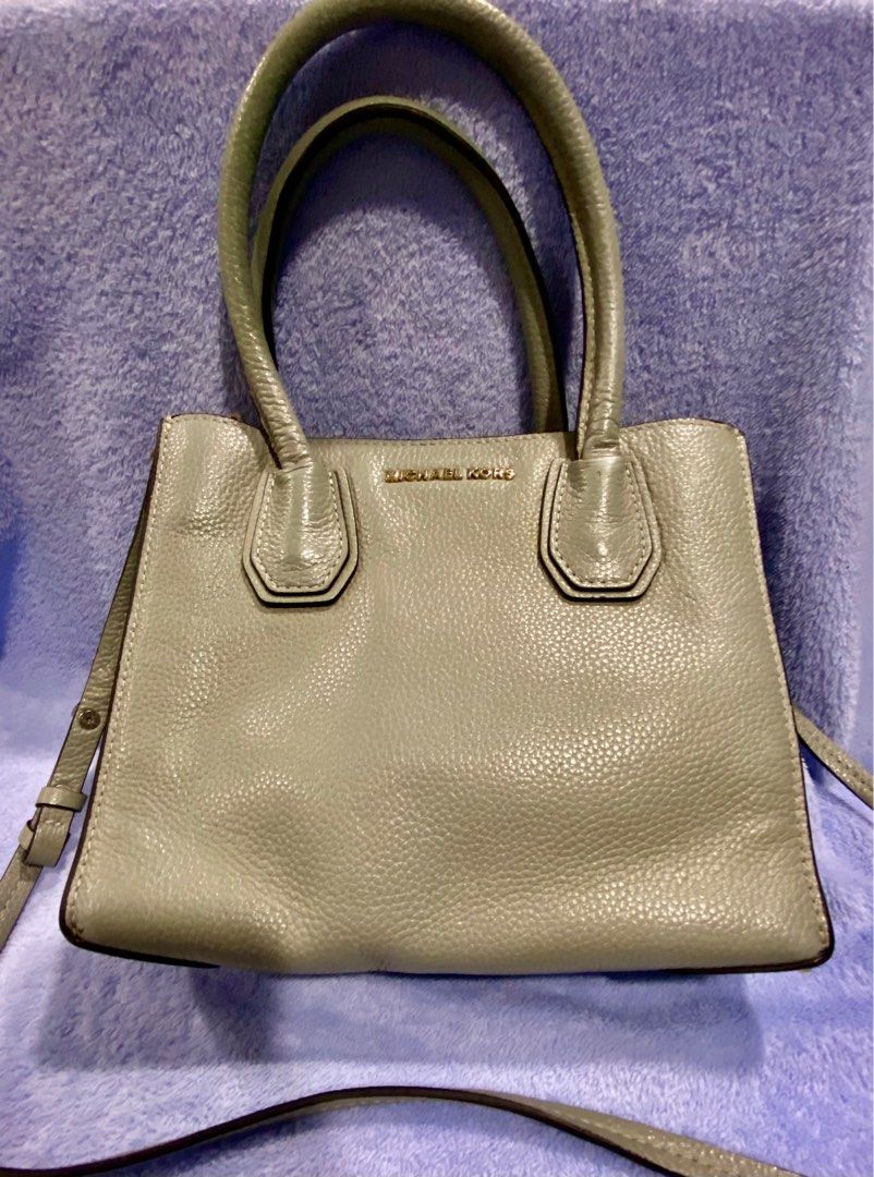 Michael Kors Mercer Medium Saffiano Leather Accordion Crossbody Bag