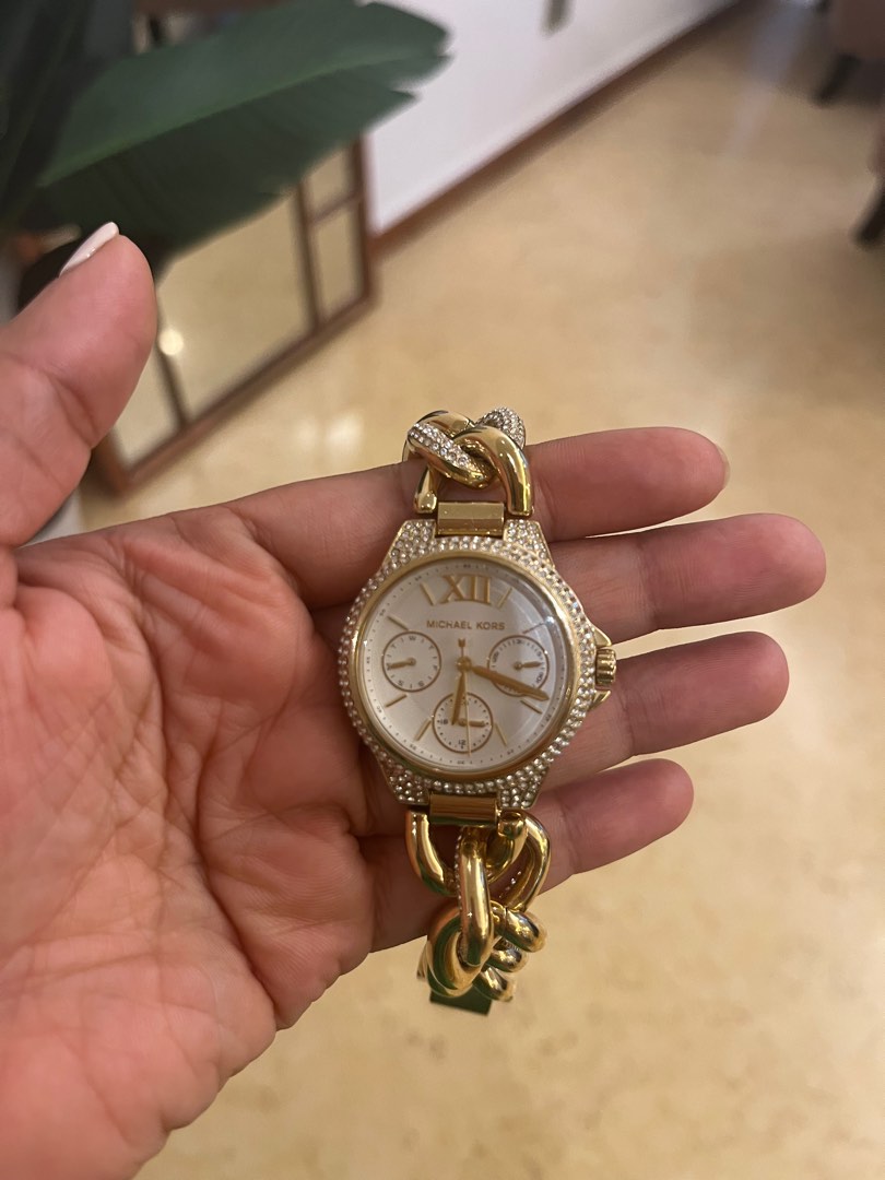 Michael kors bronze watch outlet