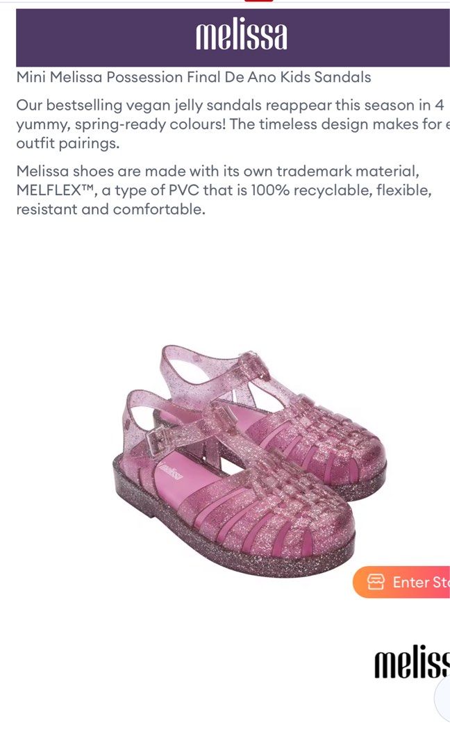 Mini melissa clearance sale clearance