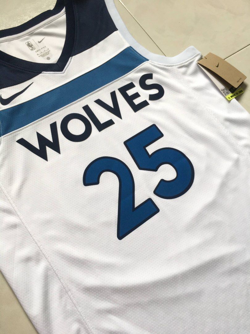 Minnesota Timberwolves Home Swingman NBA Jersey Rose 25