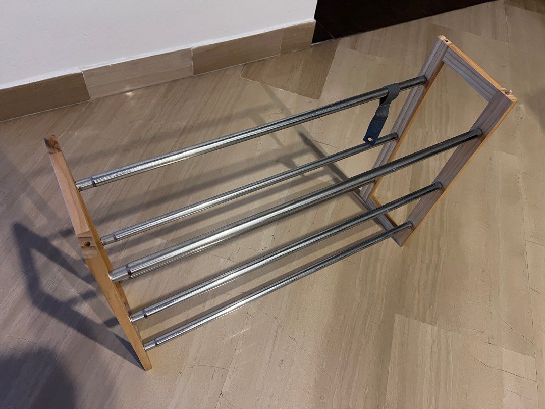 Muji Telescopic shoe rack (extendable), Furniture & Home Living ...