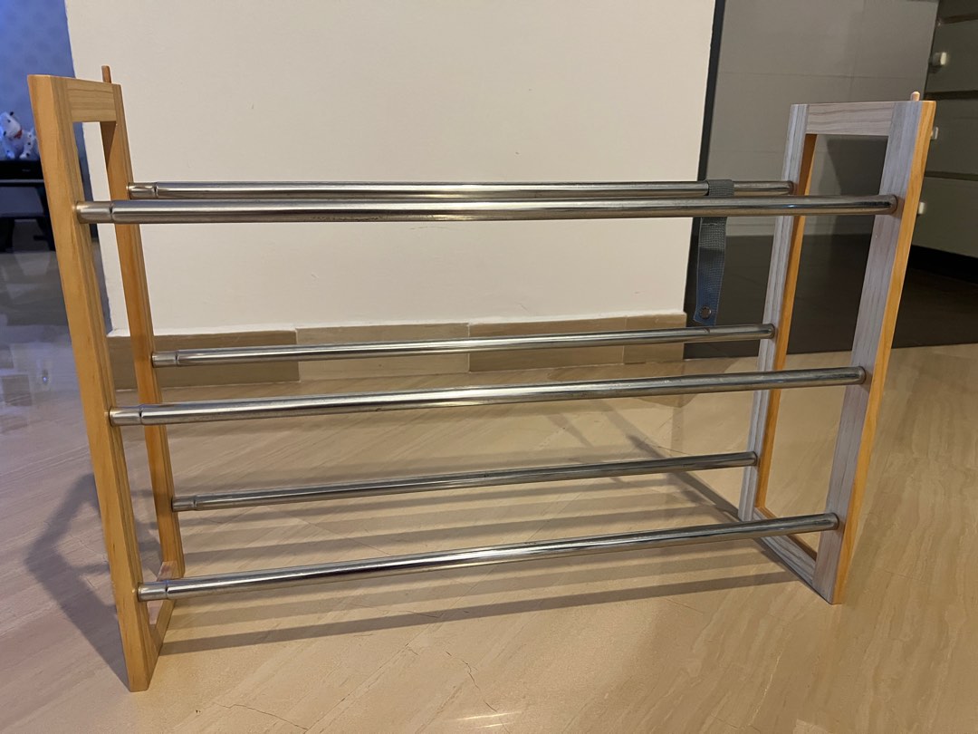 Muji Telescopic shoe rack (extendable), Furniture & Home Living ...