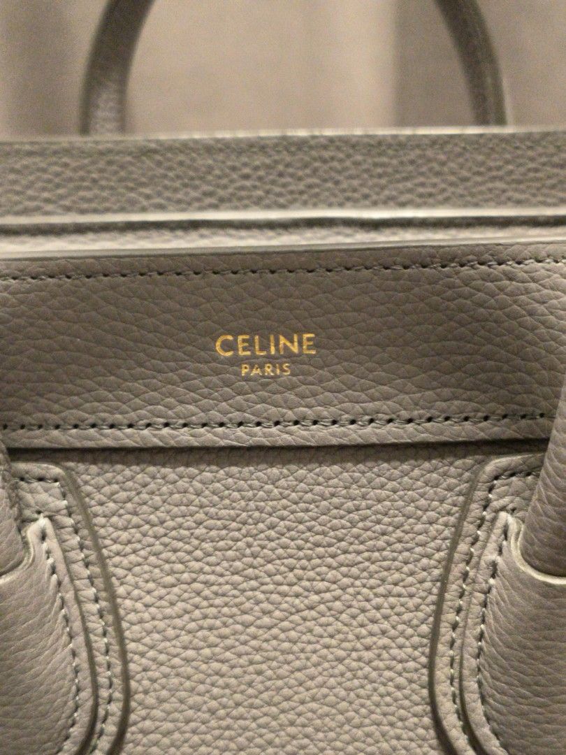 Mini luggage handbag best sale in baby drummed calfskin