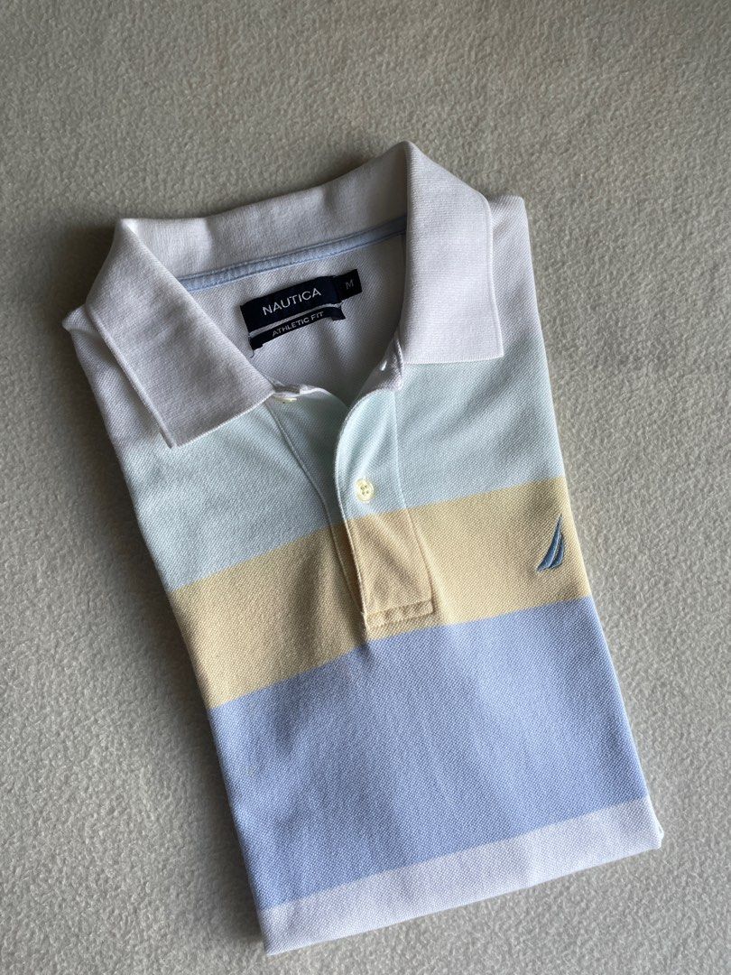 Nautica Polo Shirt (Category: Tshirts & Polo Shirts ) located in Quezon City. Submitted by edesteban (Listing ID 1267999918, Image 1). Description: 27x19 Has minimal stain infront. (See last photo) .