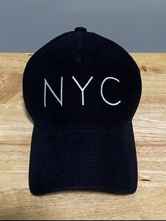 Authentic New Era NYC Corduroy Black Cap