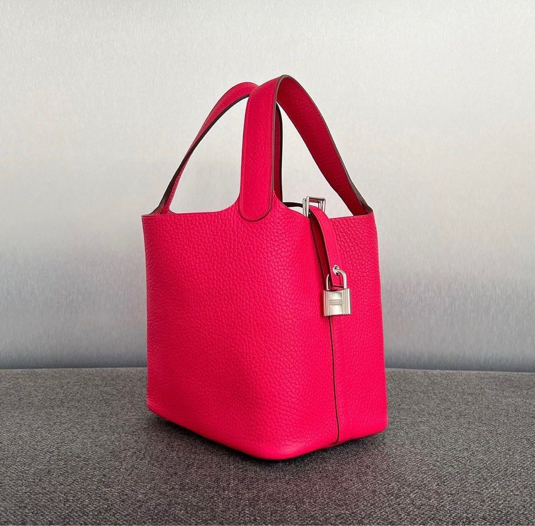 Hermes picotin 18 rose extreme best sale