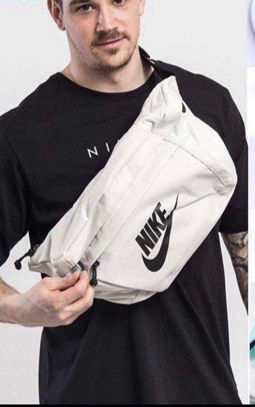 White nike side bag best sale
