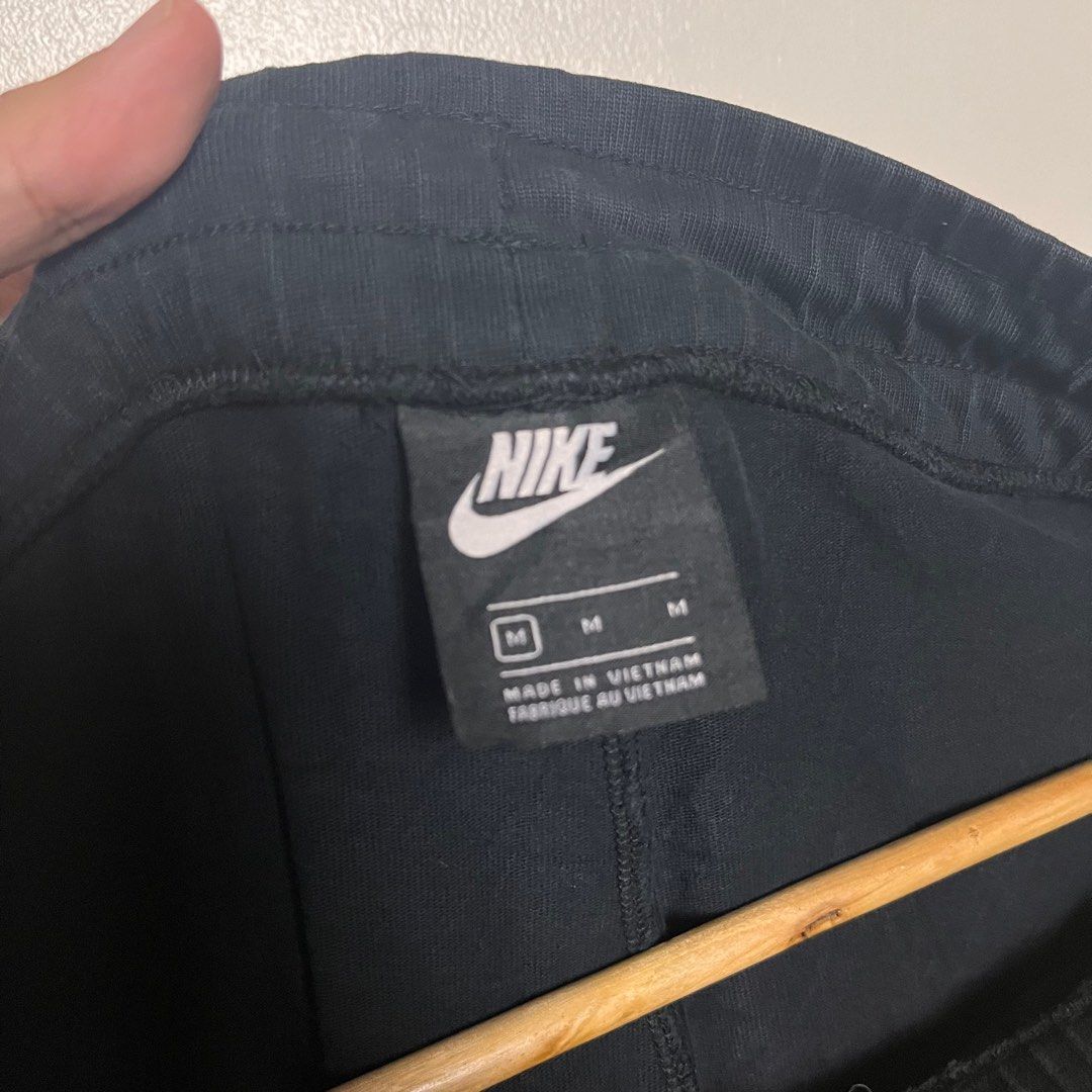 Nike Capri Pants Womens Sportswear Jersey Cotton Loose Fit Black Size Medium