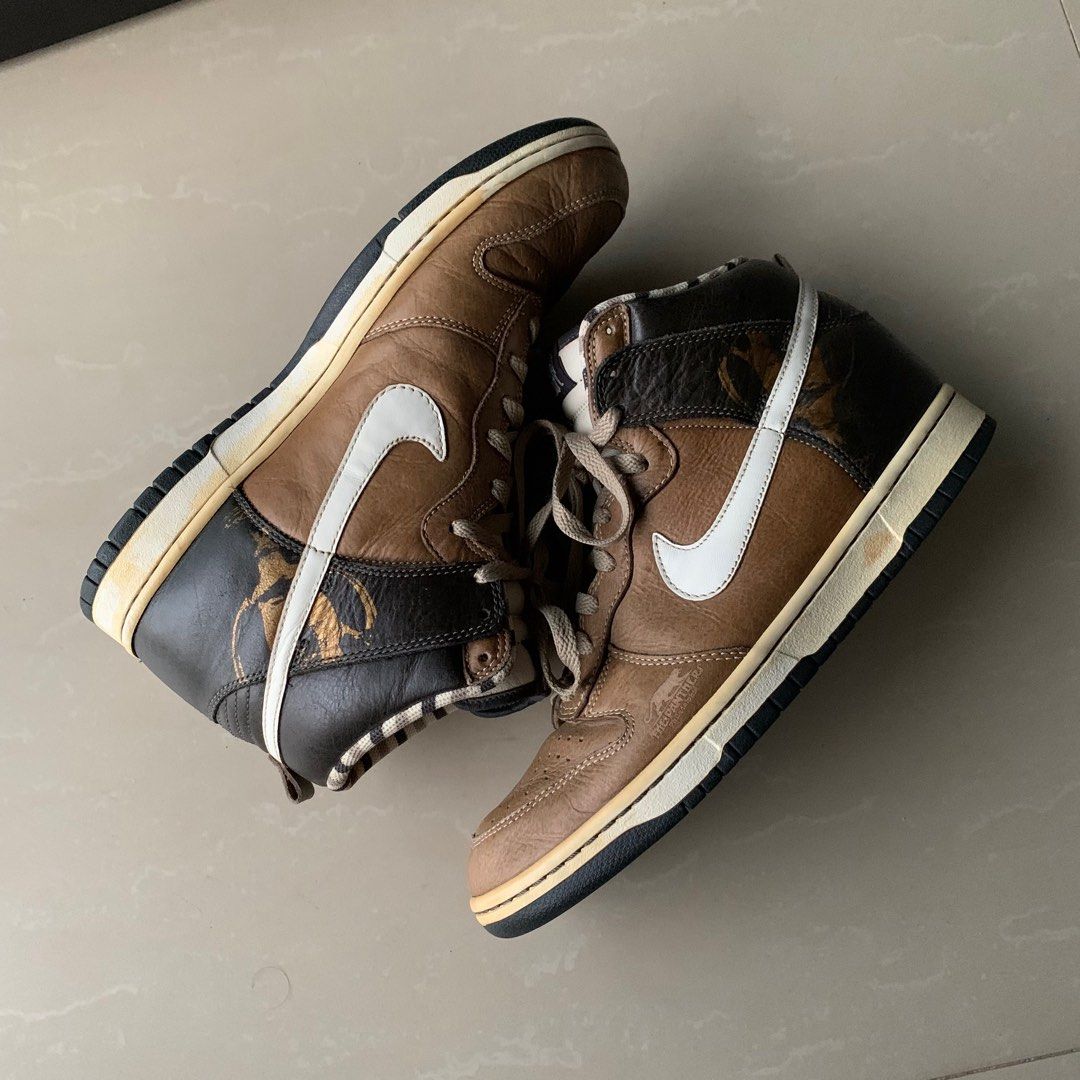 NIKE DUNK HIGH BFIVE PHILADELPHIA PANTERS RARE 2006 Fesyen Pria Sepatu Sneakers di Carousell