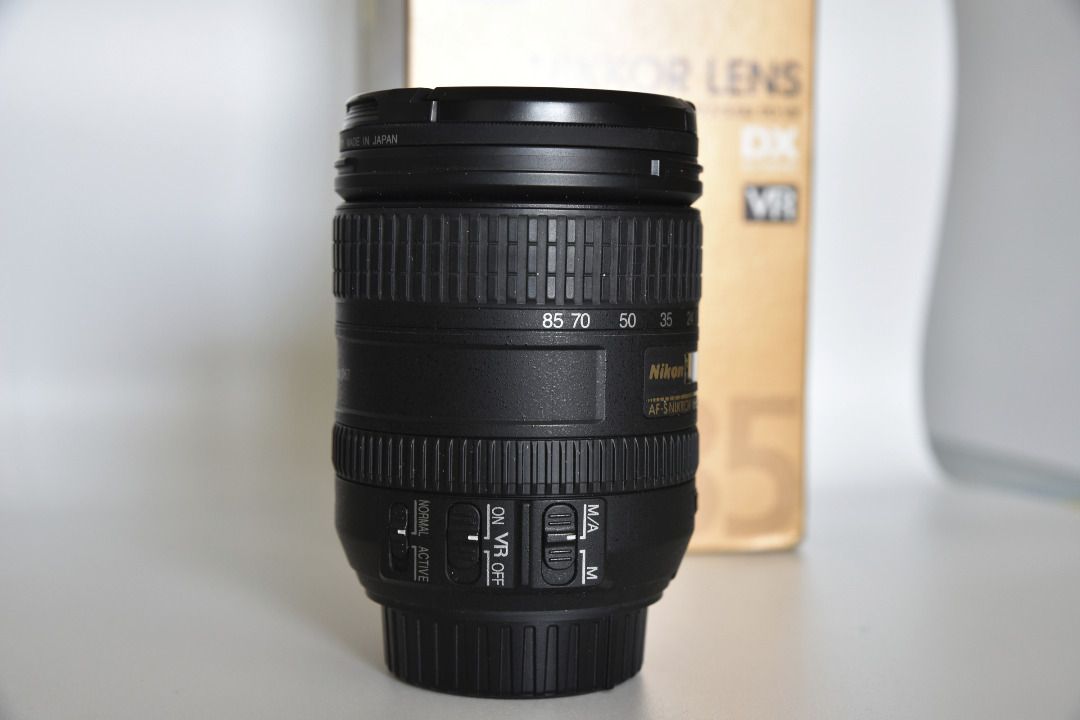 Objectif Nikon Nikkor AF-S 16-85mm F/3.5-5.6G ED VR DX – Grand-angle Zoom, Monture F, Occasion