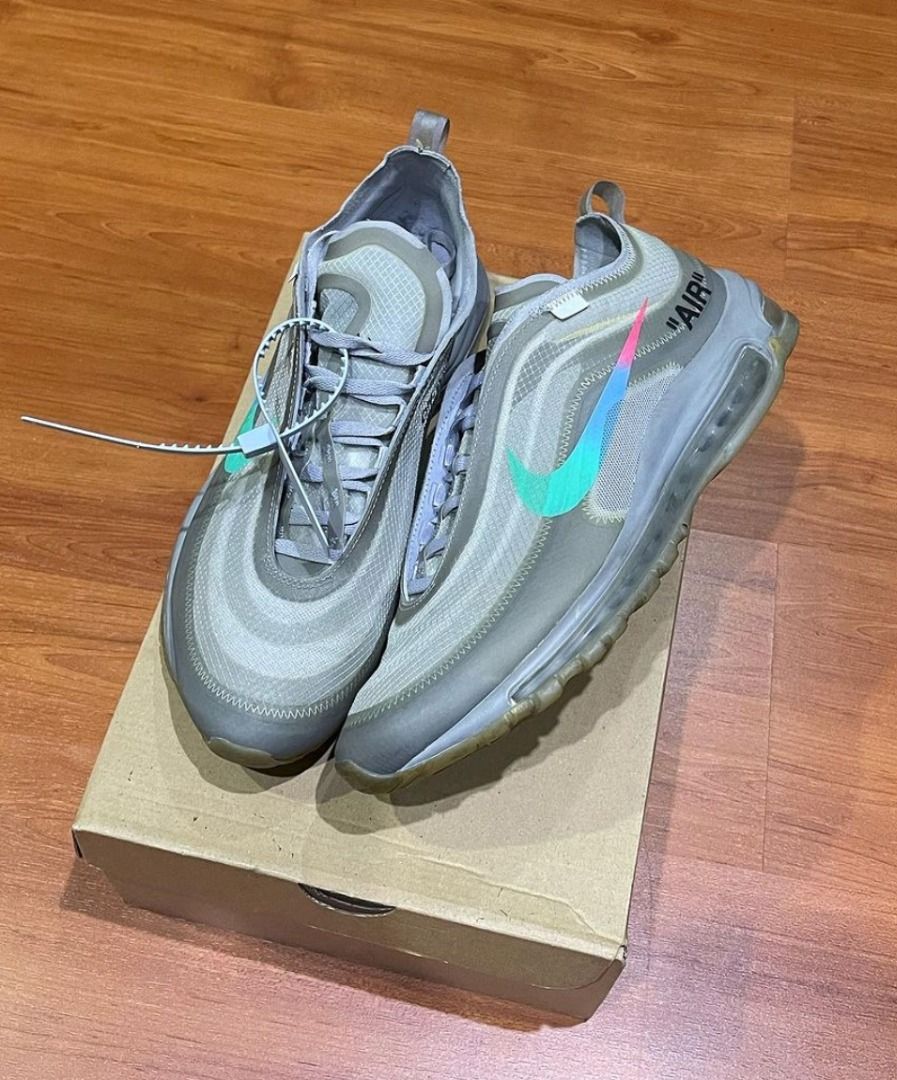 Off White x Nike Airmax 97 Menta Men s Fashion Footwear