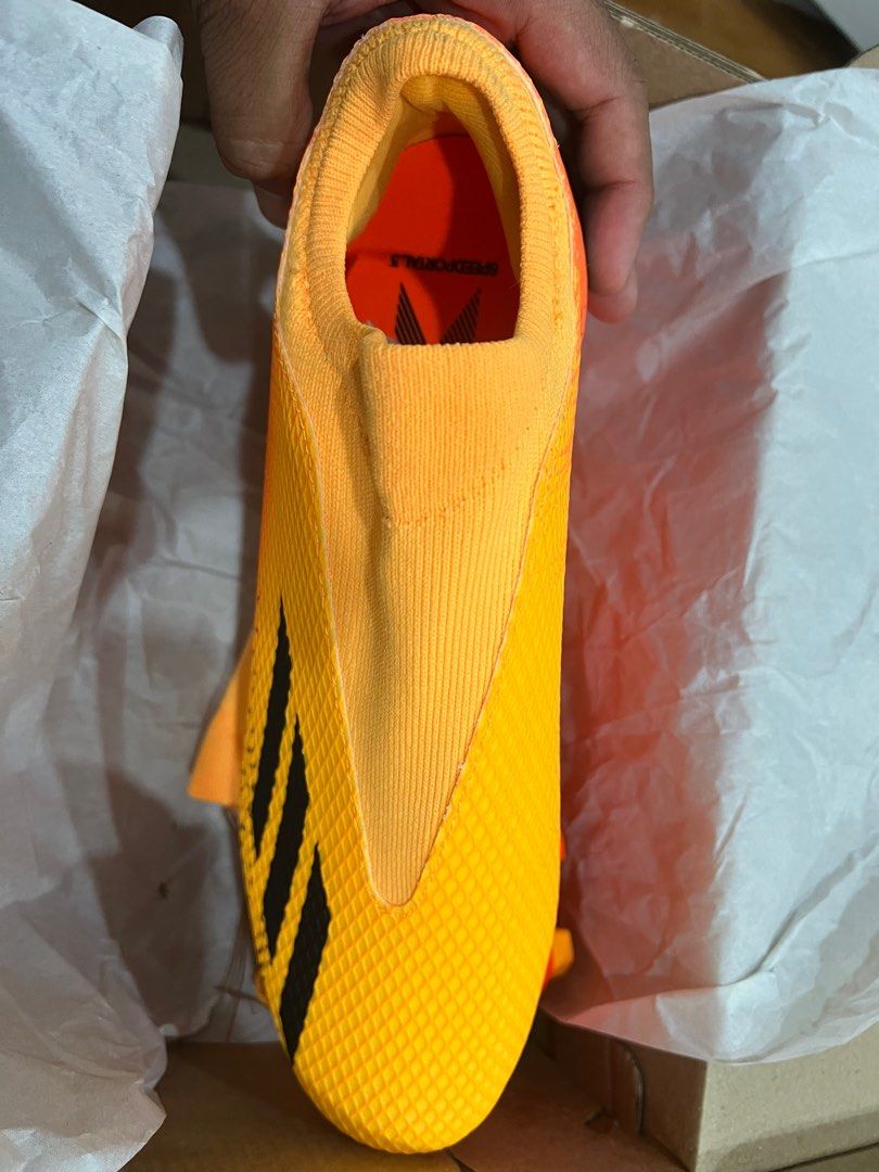 Original Adidas X Speedportal.3 FG Laceless third grade football