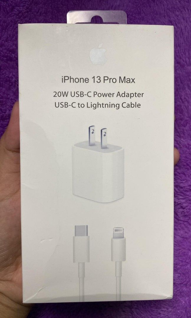 ORIGINAL IPHONE CHARGER 13PRO MAX COMPATIBLE TO IPHONR 6 TO 14 (Category: Chargers & Cables) located in Manila. Submitted by milasgadgetph (Listing ID 1268130021, Image 1). Description: Original iPhone charger☑️ BRADNEW AND SEALED PRICE LIST 📃🛒 Set iPhone charger 20W & 1M type c to Lightning-700 CABLE (1M) TYPE-C TO TYPE-C FOR MACBOOK-550 CABLE (2M) TYPE-C TO TYPE-C FOR MACBOOK-650 ADAPTER (35W)-850 ADAPTER (20W) - 550 CABLE (1M) TYPE-C TO LIGH