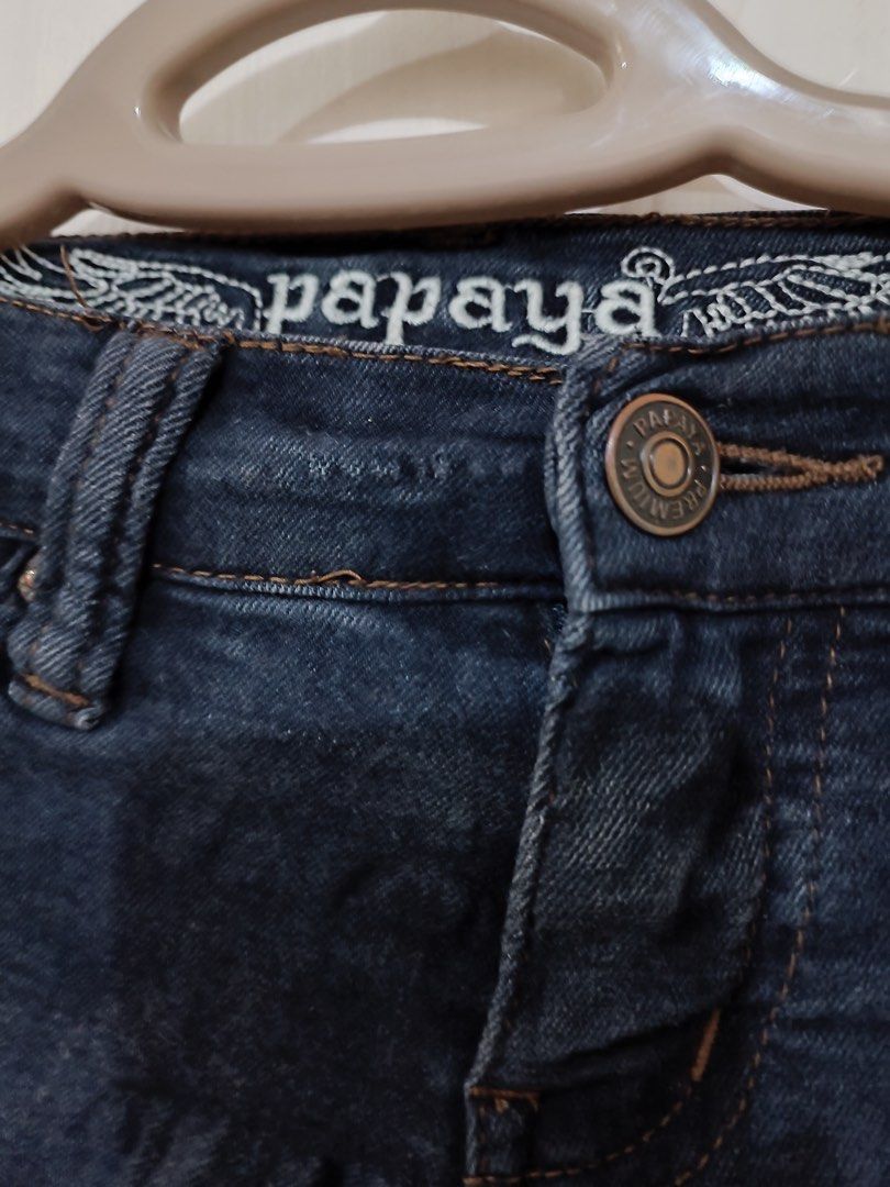 PAPAYA denim jeans, Women's Fashion, Bottoms, Jeans on Carousell