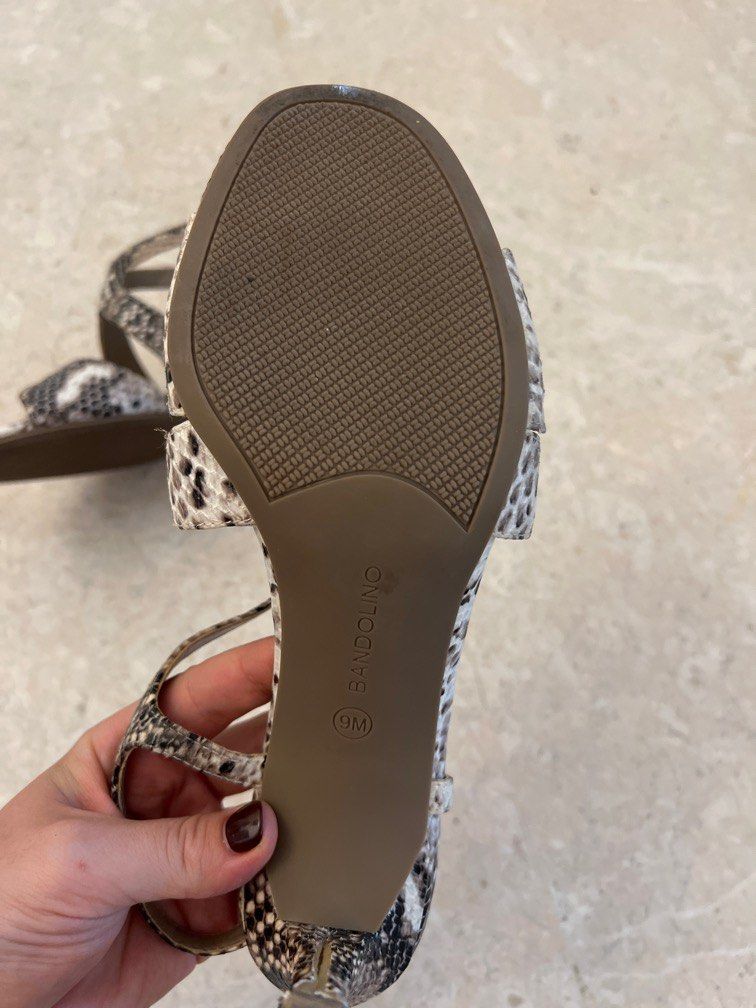 Party wedding shoes heels snake pattern