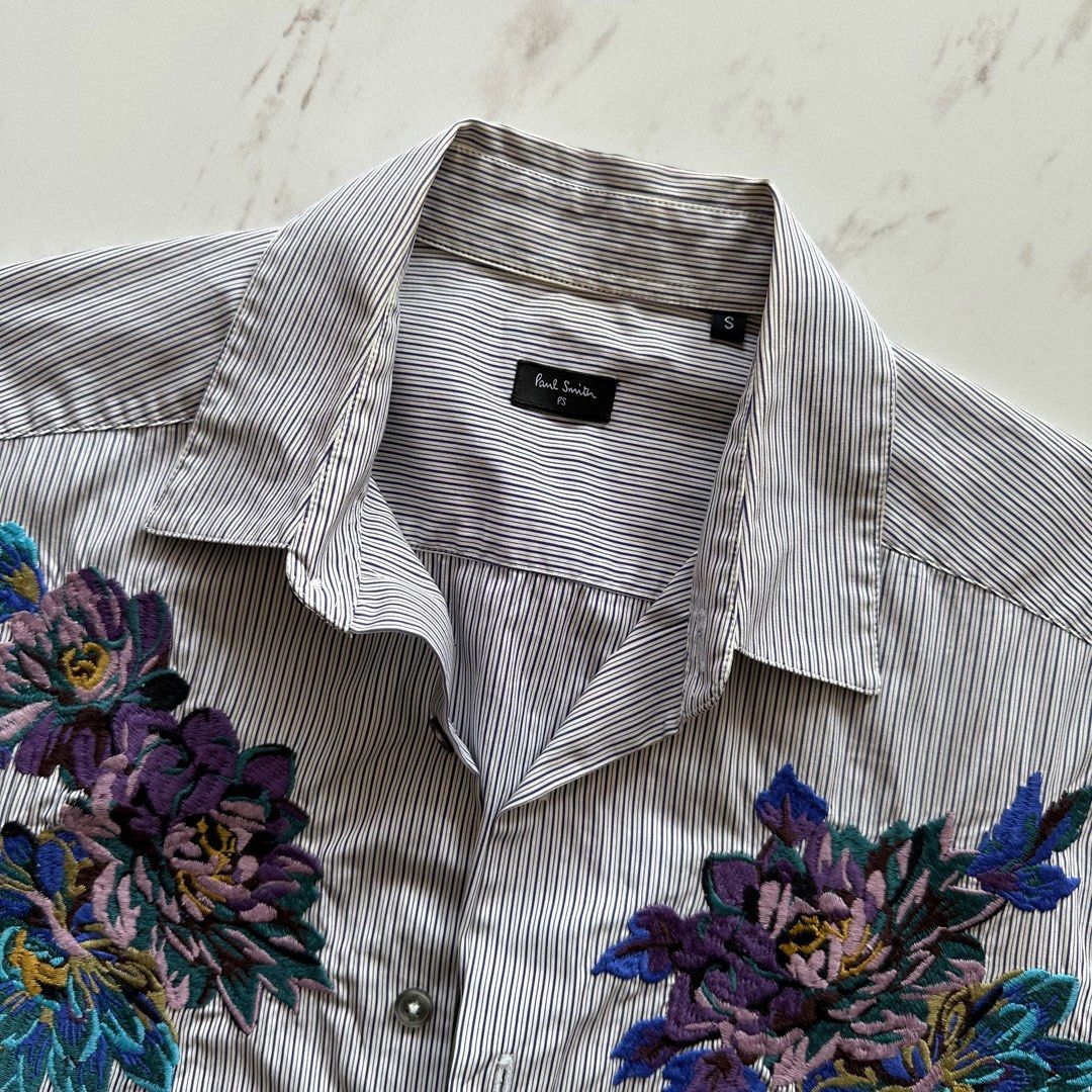 paul smith embroidered shirt