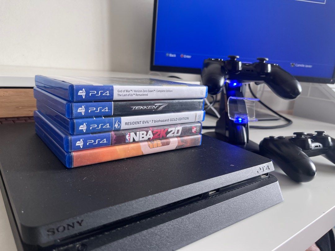  Newest Sony Playstation 4 PS4 1TB HDD Gaming Console Bundle  with Three Games: The Last of Us, God of War, Horizon Zero Dawn, Included  Dualshock 4 Wireless Controller : Video Games