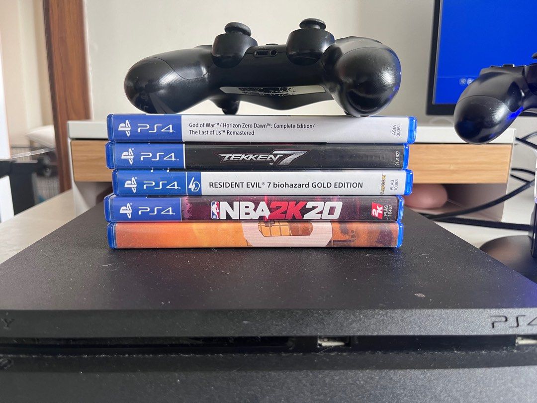  Newest Sony Playstation 4 PS4 1TB HDD Gaming Console Bundle  with Three Games: The Last of Us, God of War, Horizon Zero Dawn, Included  Dualshock 4 Wireless Controller : Video Games