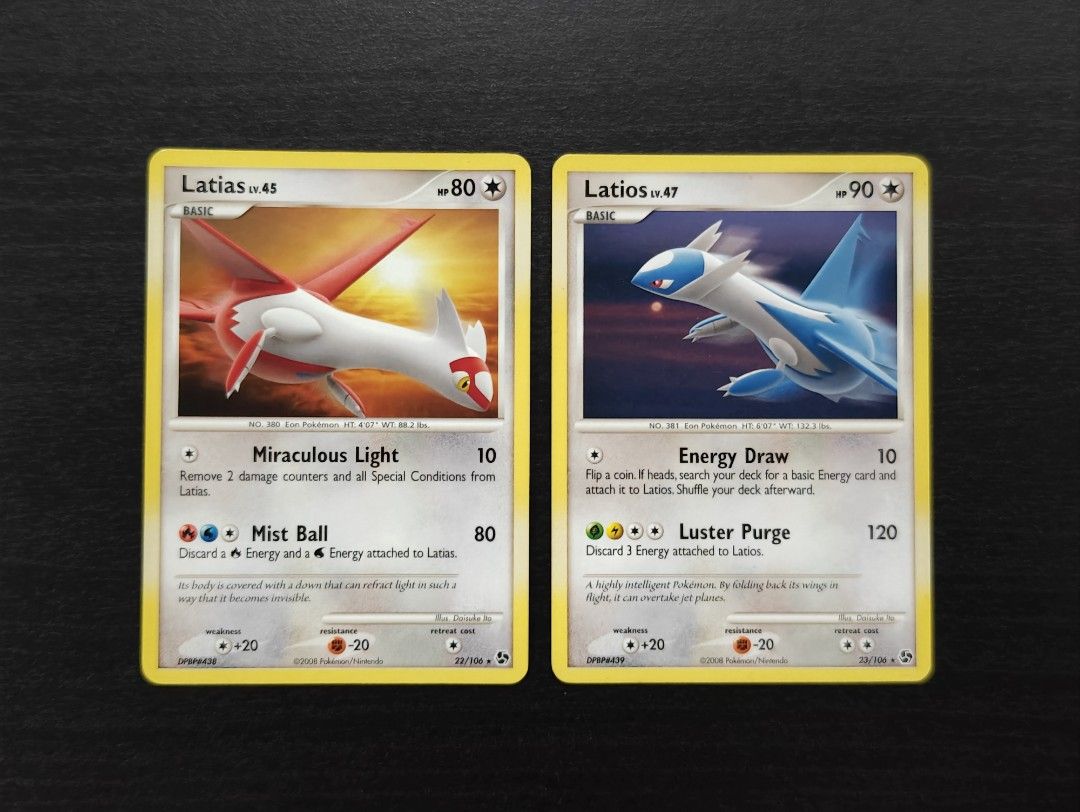 Pokemon Latias 22/106 | Latinos 23/106 Great Encounters Set, Hobbies &  Toys, Toys & Games on Carousell