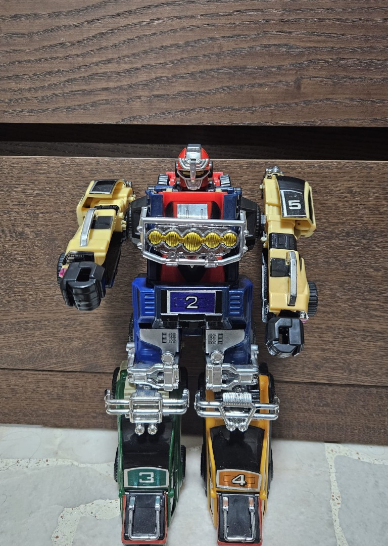 Power Rangers Carranger DX RV Robo Turbo Megazord Bandai (US ver