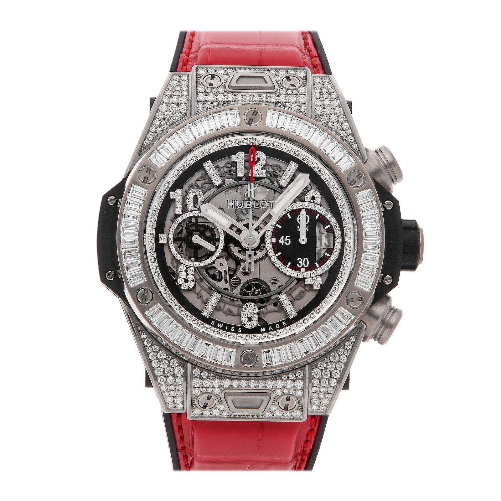 Red hublot discount watch price