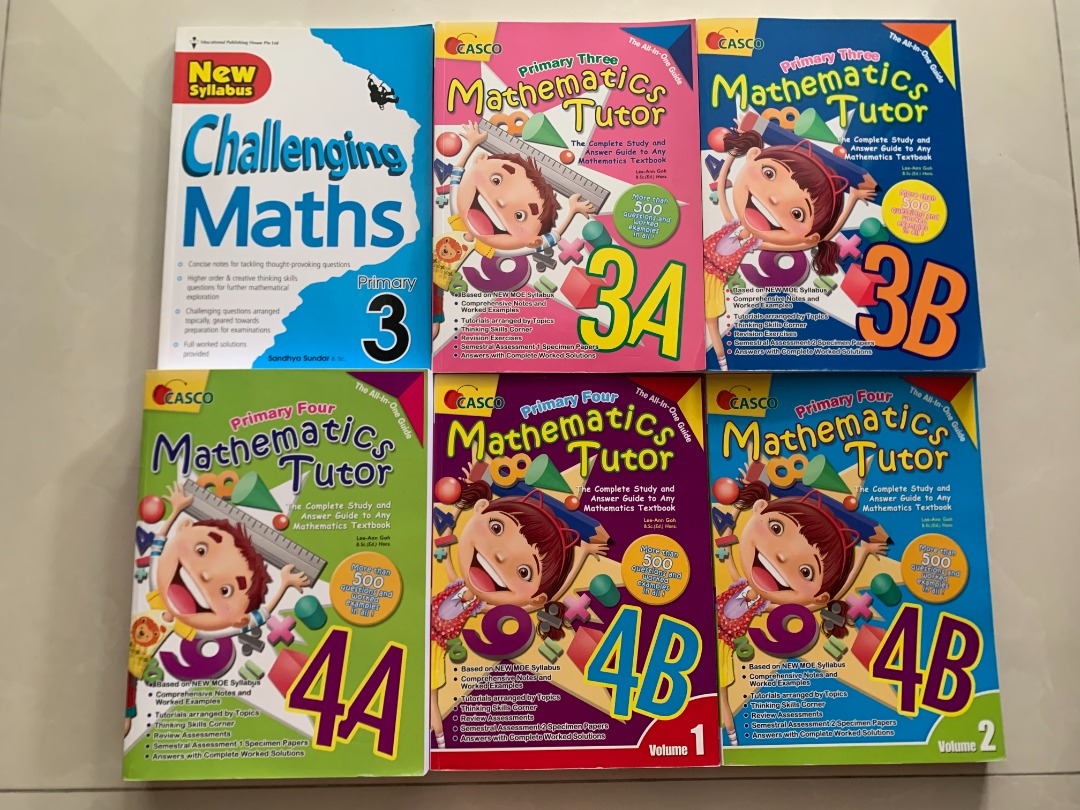 Primary 3 And Primary 4 Maths Assessments Books Challenging Maths And Mathematics Tutor Hobbies 