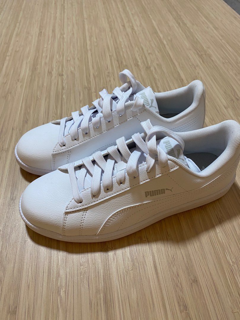 Puma white smash v2 hot sale