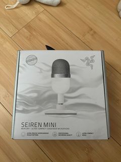 Razer Seiren Mini Condenser Microphone in Mercury White