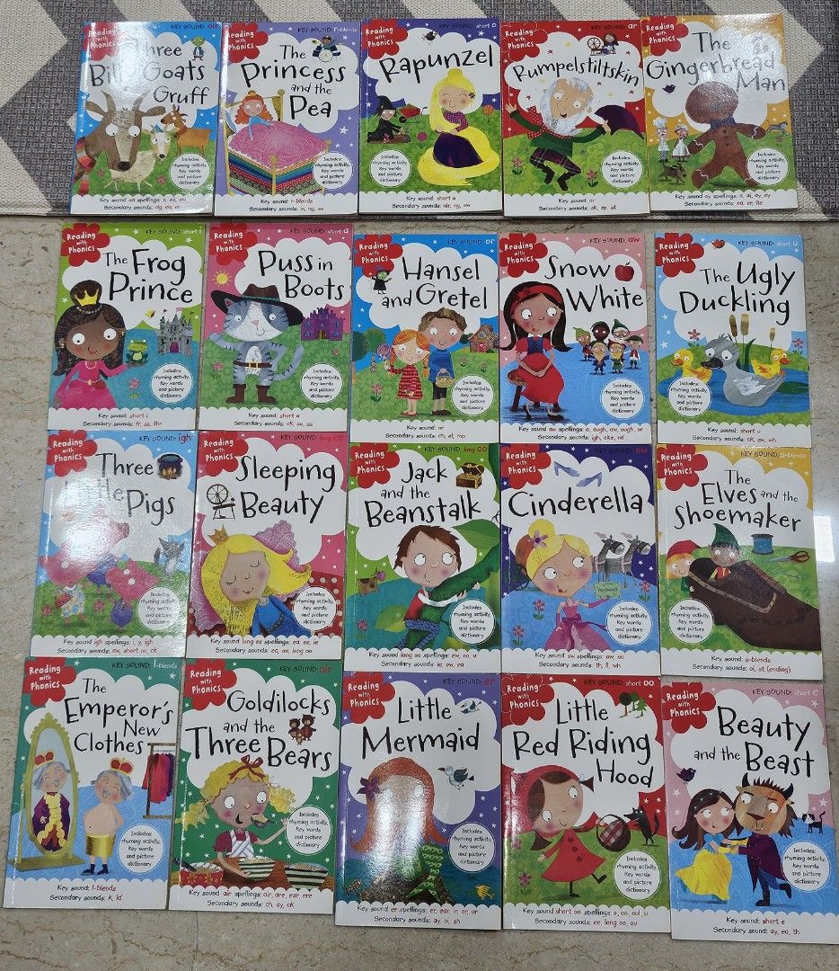 Reading with phonics, Hobbies & Toys, Books & Magazines, Children's ...