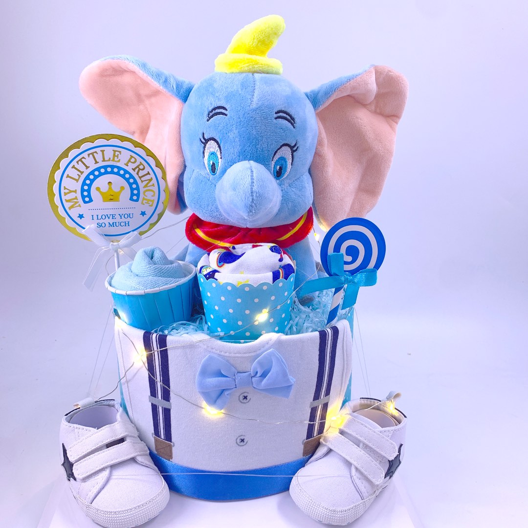 Ready stock Dumbo Diaper Cake Merries brand Diapers