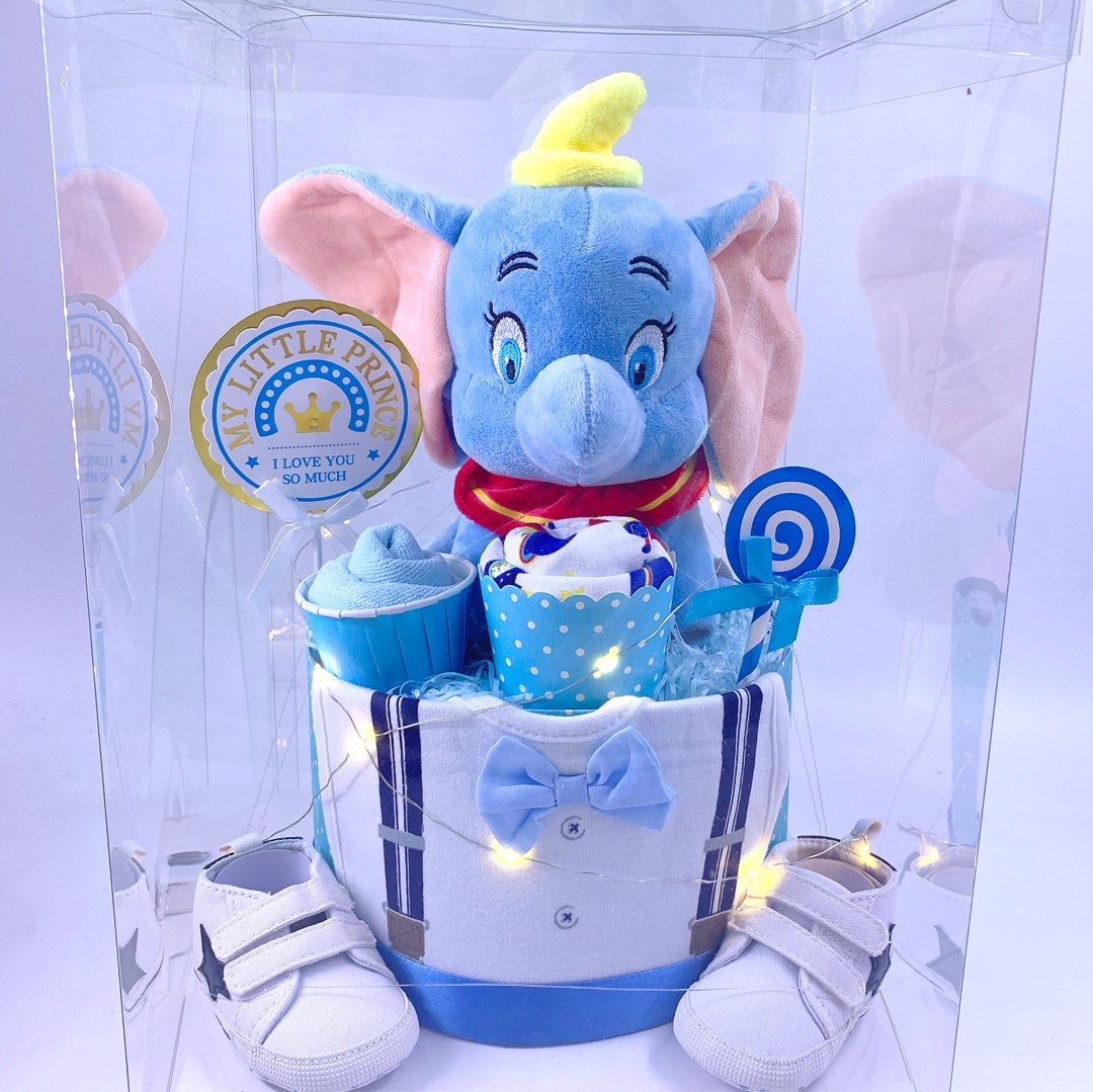 Ready stock Dumbo Diaper Cake Merries brand Diapers