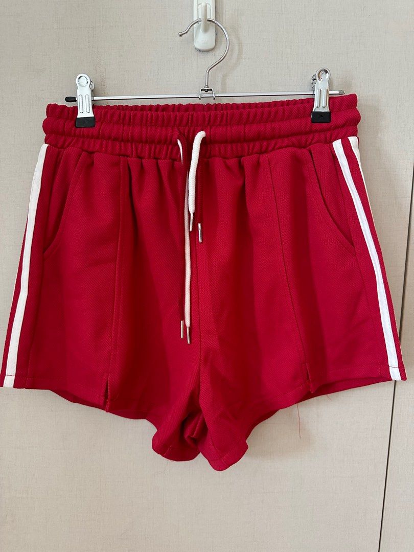 Red cotton new arrivals shorts